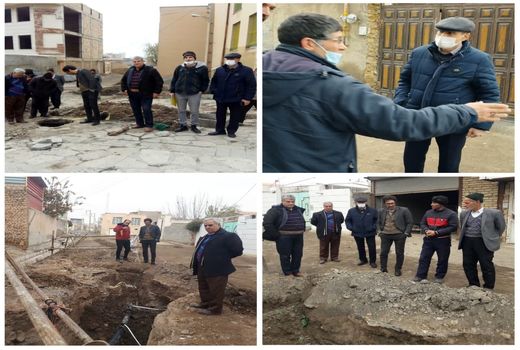 بازدید مدیر آب و خاک سازمان جهاد کشاورزی قزوین از طرح مرمت و احیای قنات شهرستان البرز