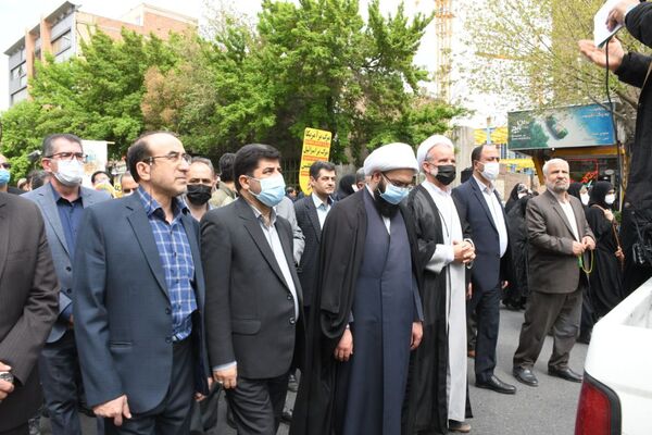 راهپیمایی روز قدس با حضور پرشور خانواده بزرگ جهادکشاورزی در  تبریز برگزار شد