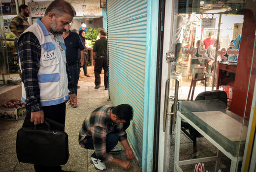 مهر و موم یک واحد قصابی به دلیل عدم رعایت ضوابط بهداشتی در مسجدسلیمان