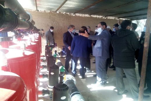 طرح 40 هکتاری آبیاری تحت فشار ایستگاه تحقیقاتی رفسنجان 