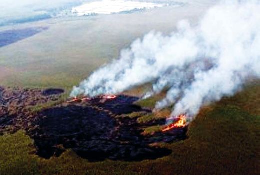 داده‌های ماهواره‌ای نشان می‌دهد هورالعظیم با عوامل انسانی سوخت