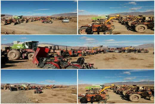 ۱۵۰ دستگاه از تراکتورهای جاجرم پلاک‌گذاری شد