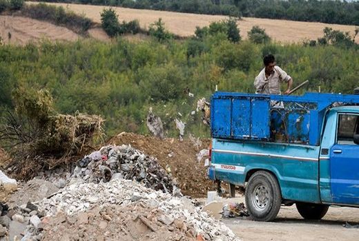 تخلیه نخاله‌های ساختمانی در عرصه‌های منابع طبیعی ممنوع است