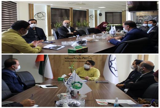 نشست سه جانبه سازمان نظام مهندسی، مرکز تحقیقات و آموزش کشاورزی و منابع طبیعی، و پارک علم و فناوری استان قزوین 