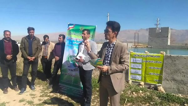 کاروان ترویجی در کوار افزایش بهره وری آب را دنبال کرد 