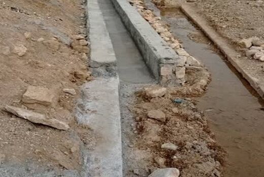 آغاز بازسازی کانال قنات دومن و نیم خرامه