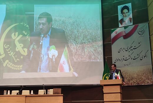 بخش خصوصی باید پر رنگ تر در بسته الگوی کشت وارد شود