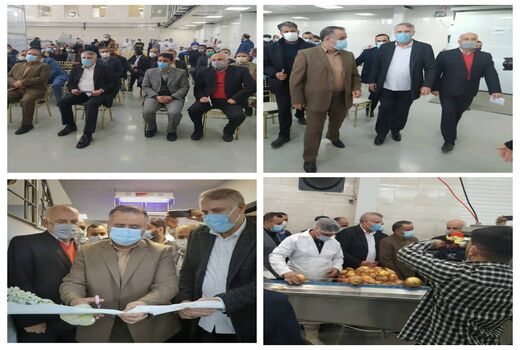 یک واحد تولید کننده مواد غذایی بسته‌بندی صادراتی در گرمسار افتتاح شد
