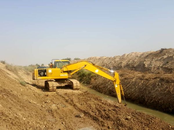 لایروبی انهار کشاورزی درشهرستان شادگان