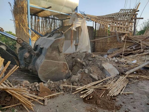 ۵ مورد ساخت و ساز غیر مجاز در باغستان سنتی قزوین تخریب شد