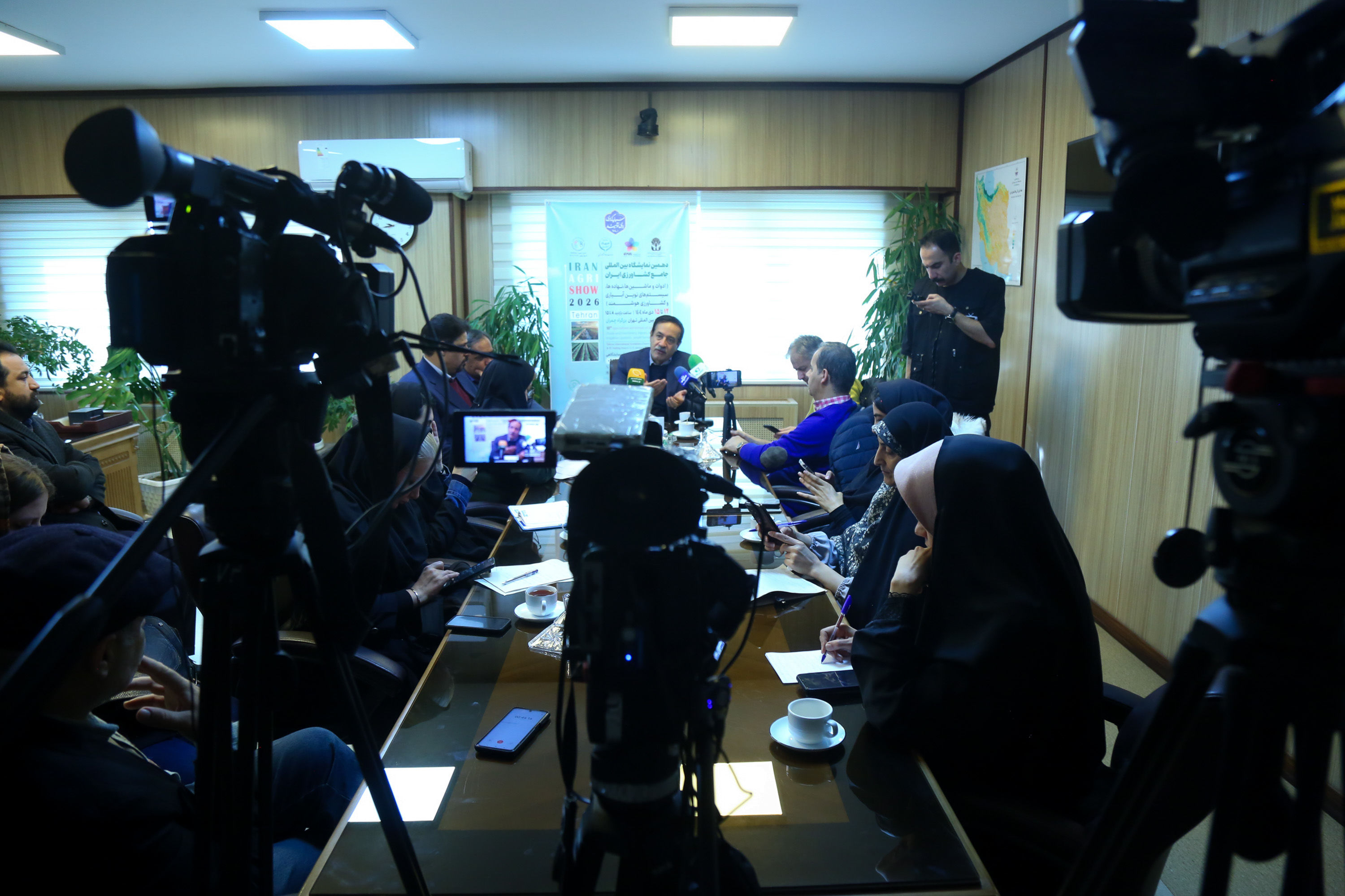 نشست خبری معاون آب و خاک وزارت جهاد کشاورزی 