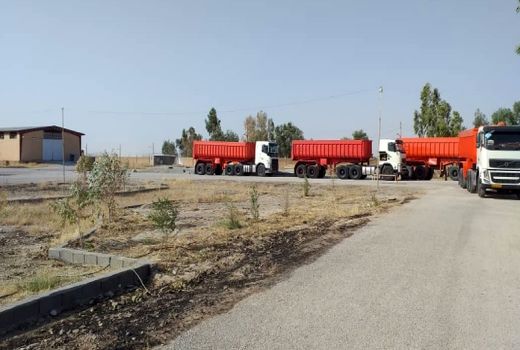 حمل درون استانی کود در استان ایلام