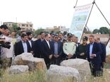 بازدید وزیر جهاد کشاورزی از طرح احیاء معبد آناهیتا و سد مخزنی کبوترلانه
