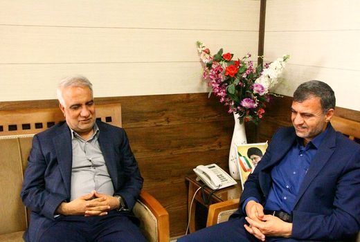 دیدار نماینده مردم هرمزگان در مجلس  با رئیس سازمان جهاد کشاورزی هرمزگان 