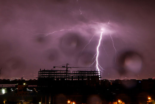 مصدومان و خسارت های طوفان دیشب در تهران