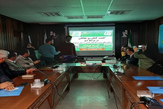 برگزاری دوره آموزشی مدیریت کشاورزی حفاظتی در غلات و حبوبات دیم در شهرستان قزوین