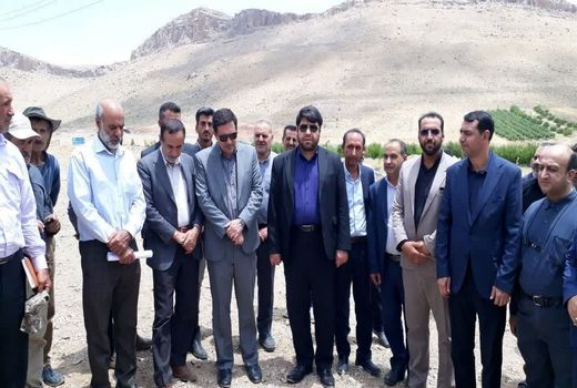 طرح مدیریت همبست آب، انرژی و غذا در آباده کلنگ‌ زنی شد 