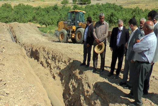 اجرای ۲۲ هکتار از پایاب سد قلعه چای شهرستان عجب شیر