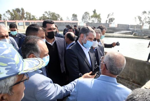بازدید وزیر جهاد کشاورزی از  شرکت تعاونی پرورش ماهیان خاویاری قره برون