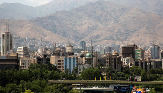 نمایی از شهر تهران