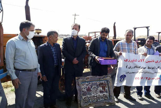 مراحل پایانی شماره گذاری ماشین آلات کشاورزی در شهرستان ورزقان  