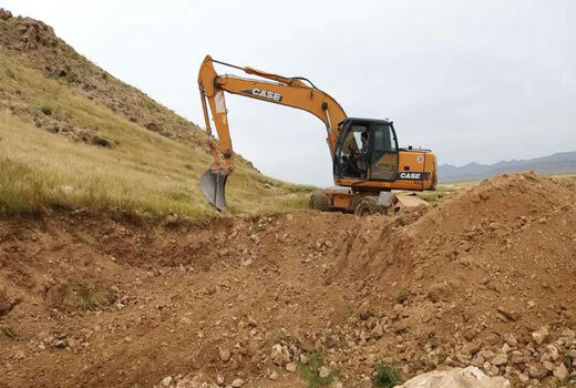 احداث کمربند حفاظتی در اراضی ملی بن