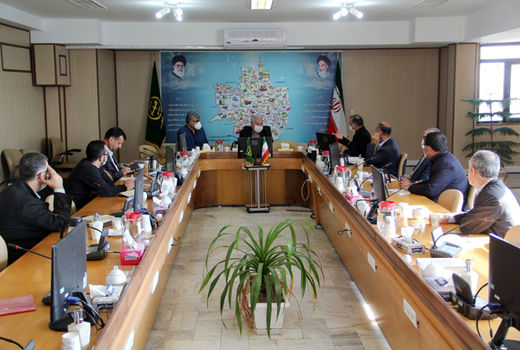جلسه بررسی وضعیت مجتمع‌های گلخانه‌ای در خراسان رضوی