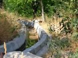 بهره‌برداری از کانال بتنی آبیاری در روستای کهنمو اسکو