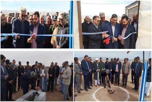 بهره برداری از پروژه های کشاورزی شهرستان درمیان  با حضور معاون استاندار