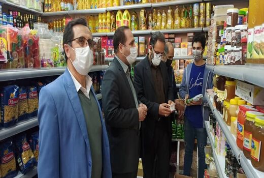 مانور بازرسی و نظارت بر بازار کالاهای اساسی کشاورزی در شهرستان بویین زهرا