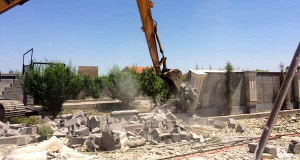 قلع و قمع  24 مورد ساخت وساز غیر مجاز در اراضی زراعی و باغ های استان خراسان شمالی