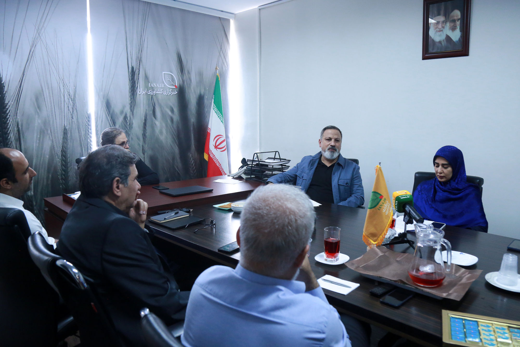 بازدید رئیس مرکز روابط عمومی وزارت جهاد کشاورزی از خبرگزاری ایانا 
