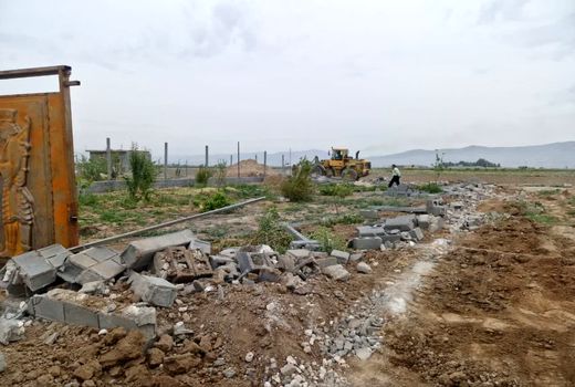 تخریب 47 قطعه باغ شهری و مستحدثات غیرمجاز در مرودشت