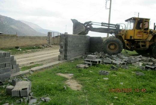 333 مورد بنا به مساحت 5.2 هکتار در خراسان شمالی قلع و قمع شد