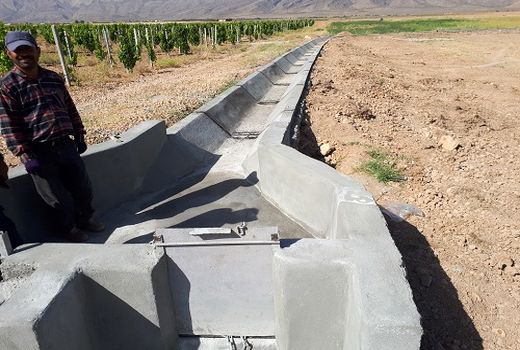 کانال آبرسان فرمشکان کوار احداث شد 