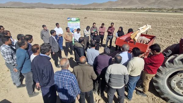 برگزاری نهمین کاروان ترویج بهره‌وری الگوی کشت ملی در پهنه‌های تولیدی فارس