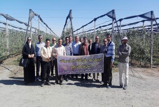 احداث طرح سایبان برای جلوگیری از مخاطرات کشاورزی است
