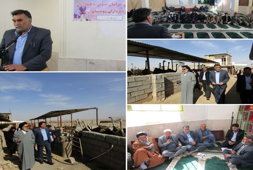 دهگردشی و بازدید رییس سازمان و نماینده ولی فقیه در سازمان از فعالیت‌های کشاورزی شهرستان زیرکوه