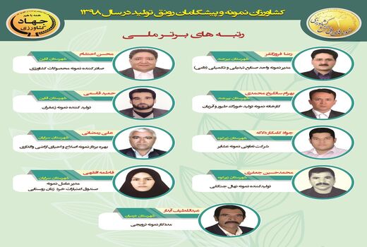 انتخاب 9 نمونه ملی، برگ زرینی دیگر در افتخارات کشاورزی خراسان جنوبی