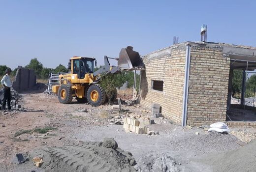 ۱۸ مورد ساخت و ساز غیر مجاز در قزوین قلع و قمع شد