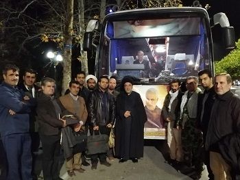 کاروان رهپویان سپهبد سلیمانی از جهاد کشاورزی فارس به کرمان اعزام شدند