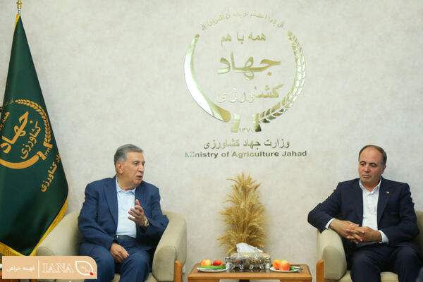 دیدار وزیر جهاد کشاورزی با رئیس اتاق بازرگانی، صنایع، معادن وکشاورزی ایران