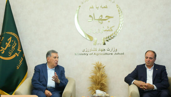 دیدار وزیر جهاد کشاورزی با رئیس اتاق بازرگانی، صنایع، معادن وکشاورزی ایران