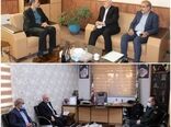 دیدار مدیر امور اراضی سازمان جهاد کشاورزی استان سمنان با فرمانده انتظامی استان سمنان و دادستان کل استان