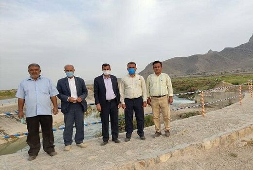 رهاسازی آب سد درودزن برای مزارع خرامه 