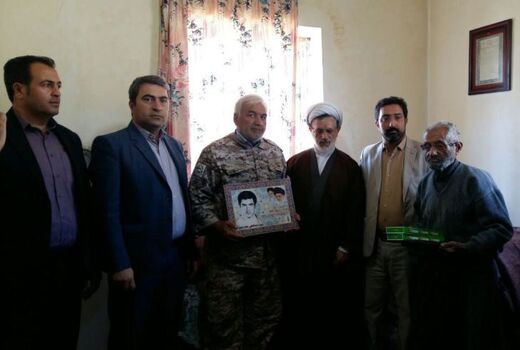 دیدار با خانواده دو تن از شهدای عشایر شهرستان فیروزکوه