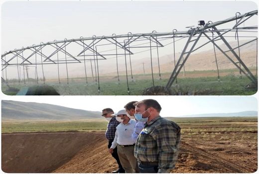 جهاد کشاورزی اقلید در اجرای سامانه‌های نوین آبیاری مستقل شد 