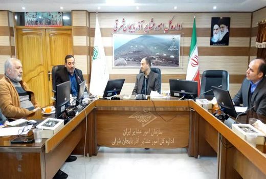 برگزاری جلسه کارگروه توسعه مدیریت و ارزیابی عملکرد در اداره کل امور عشایر آذربایجان شرقی