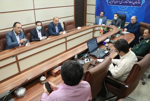 دیدار معاون کنترل و گواهی بذر موسسه تحقیقات ثبت و گواهی بذر کشور با رییس سازمان جهاد کشاورزی استان قزوین 
