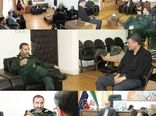 دیدار فرمانده سپاه نینوا با رییس سازمان جهادکشاورزی استان گلستان 